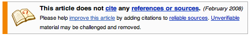 This article does not cite any references or sources. Please help improve this article by adding citations to reliable sources. Unverifiable material may be challenged and removed.